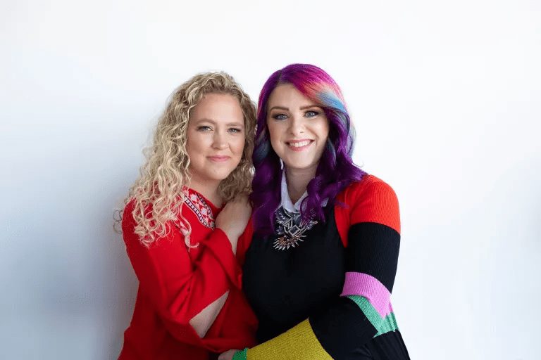 Julie Stoian and Cathy Olson FG Society