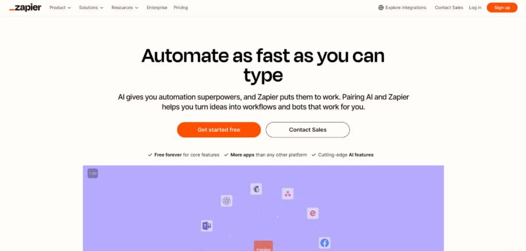 Zapier screenshot