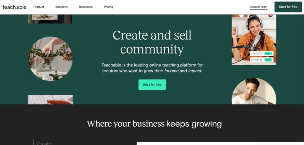 Teachable Screenshot