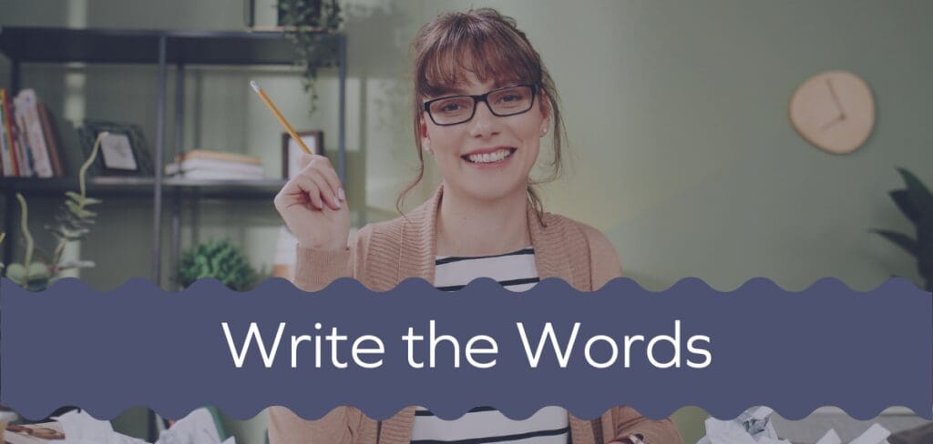 Write the Words